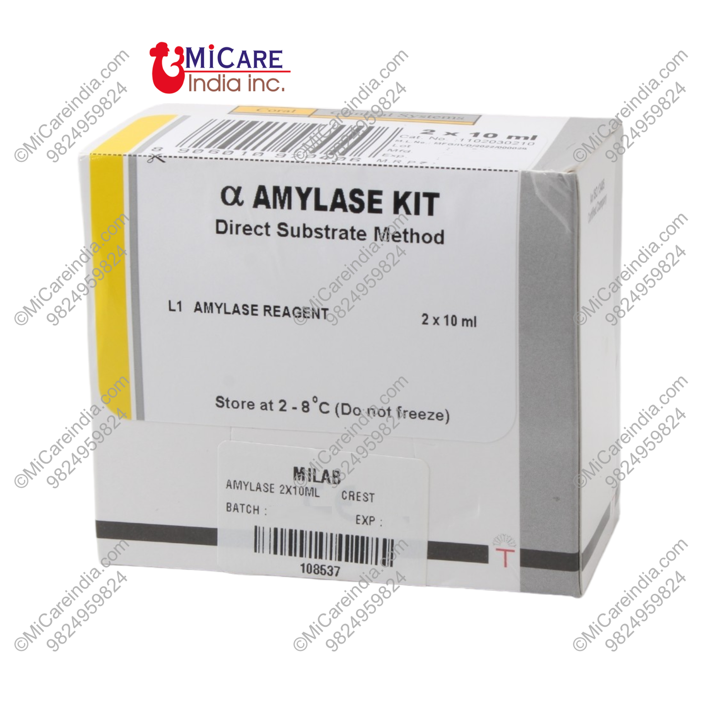 AMYLASE 2X10ML KIT