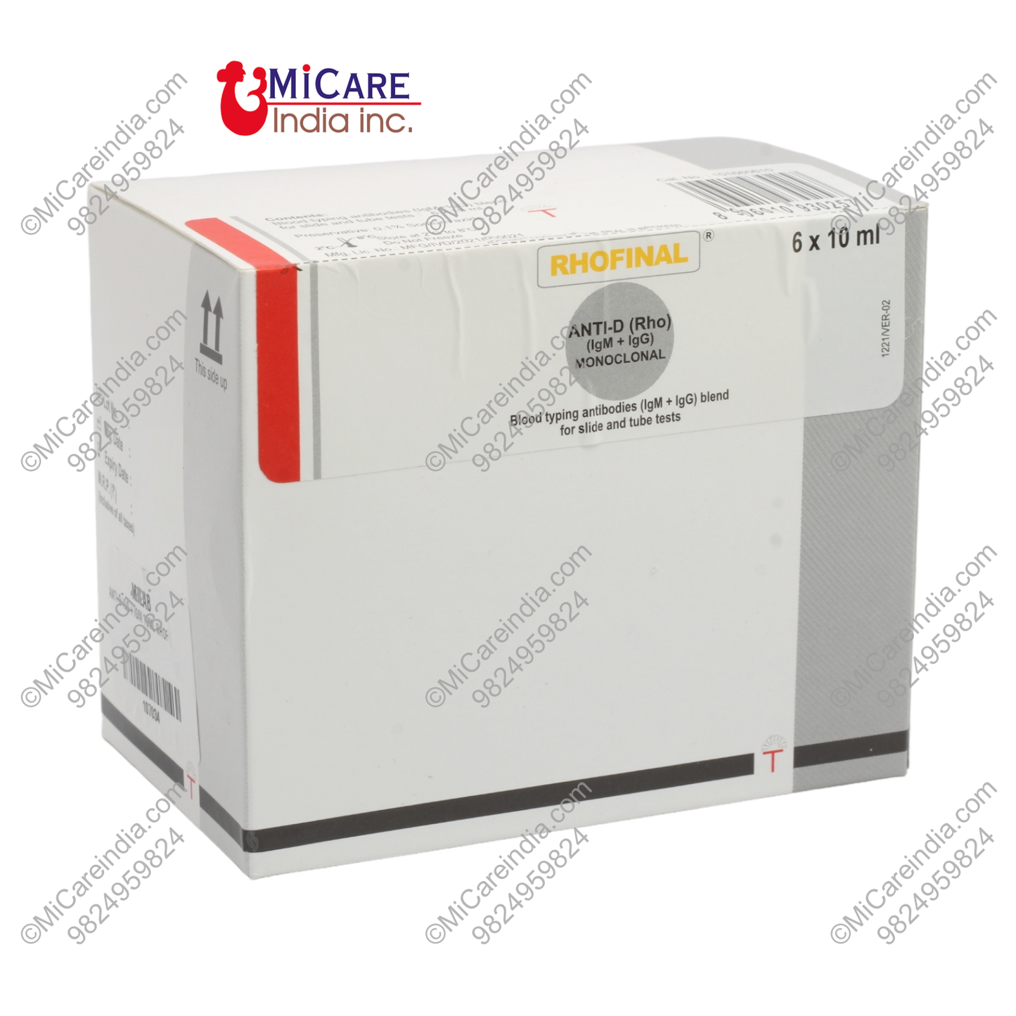 ANTI D (IGG+IGM) 6X10ML KIT