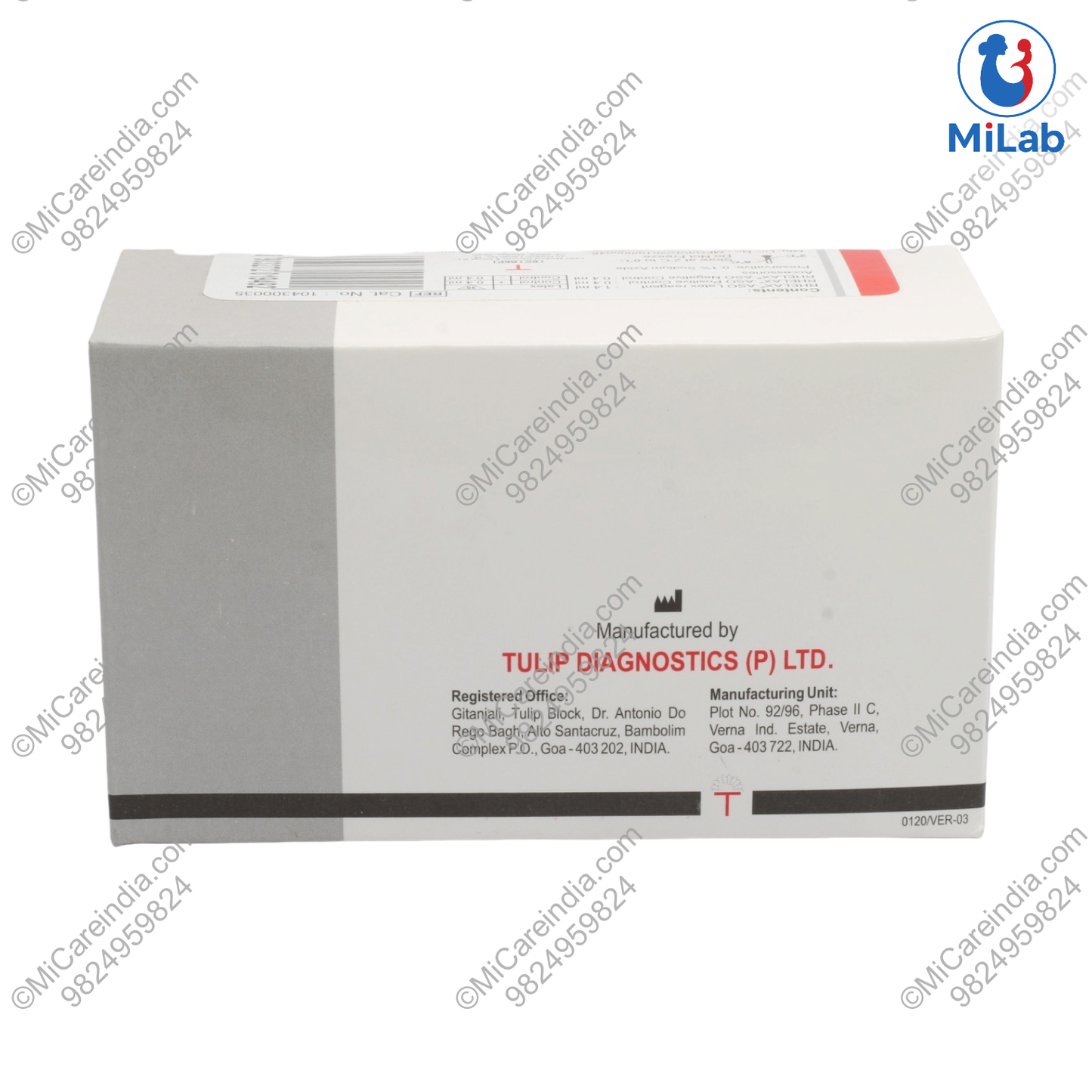 Tulip ASO Latex Rhelex Kit (35 Tests)