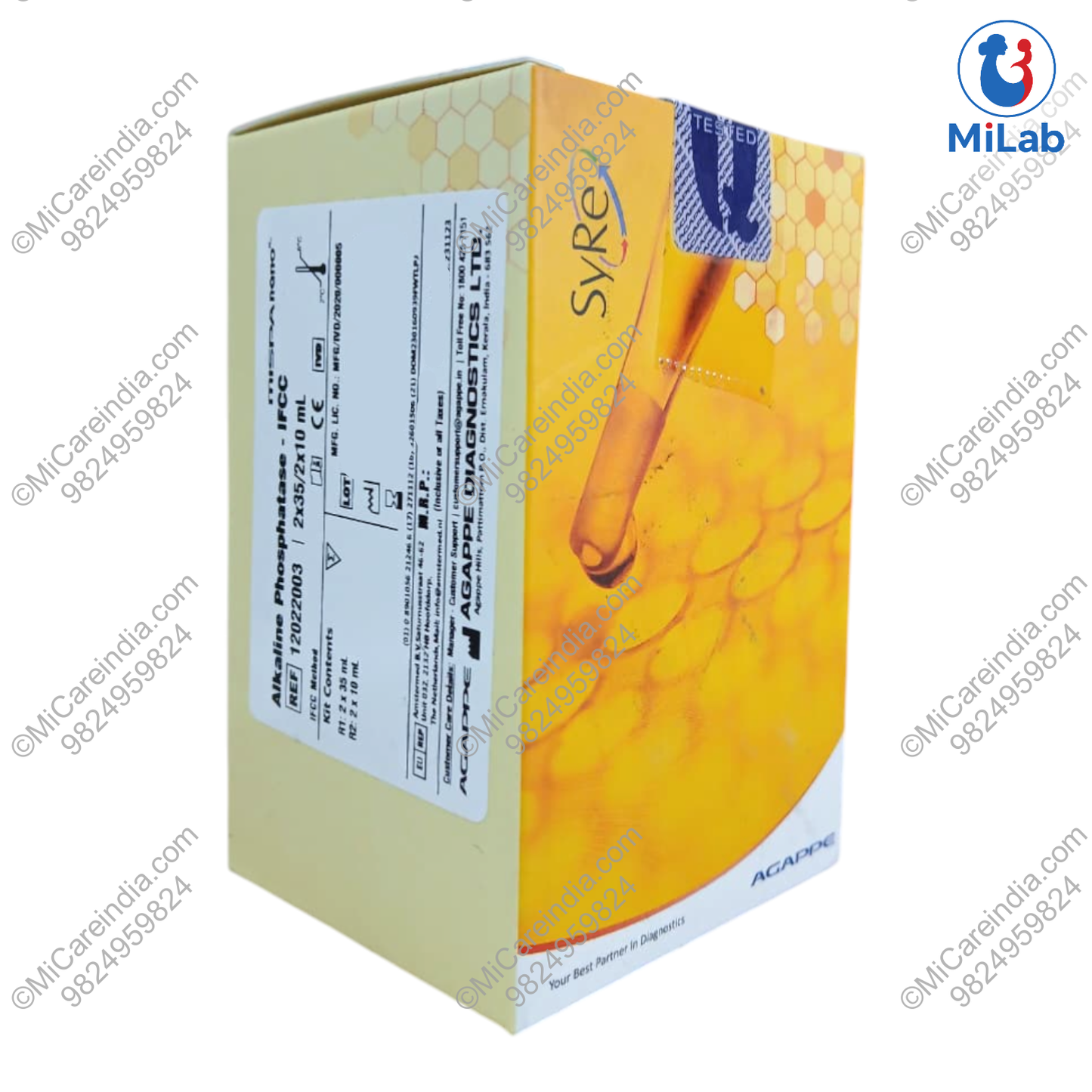 Agappe Alkaline Phosphatase System Pack Kit (2x35ml/2x10ml)