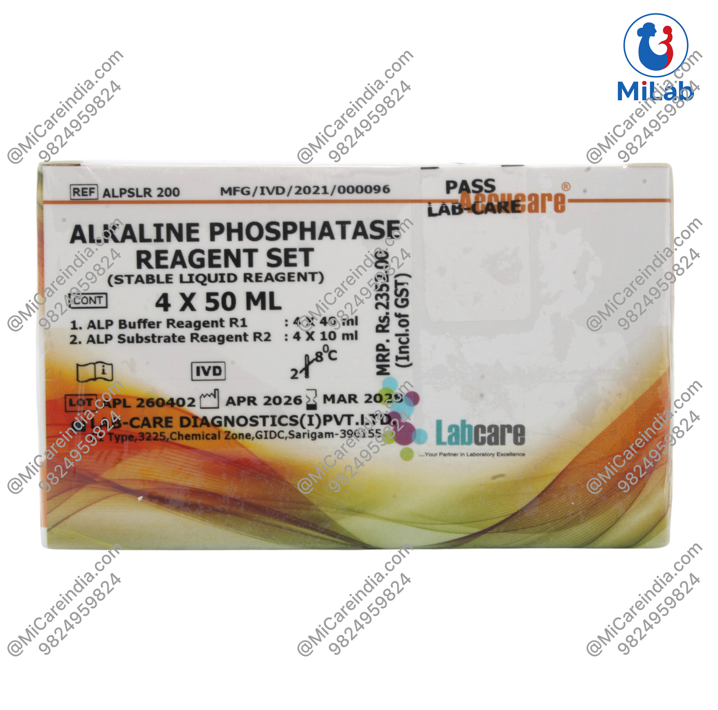 Labcare Alkaline Phosphatase Kit (4x50ml)
