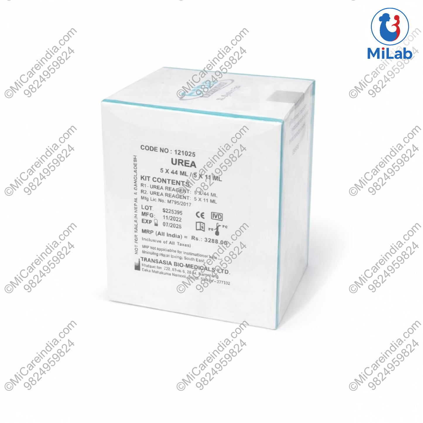 Transasia Urea System Pack Kit (5x44ml/5x11ml)