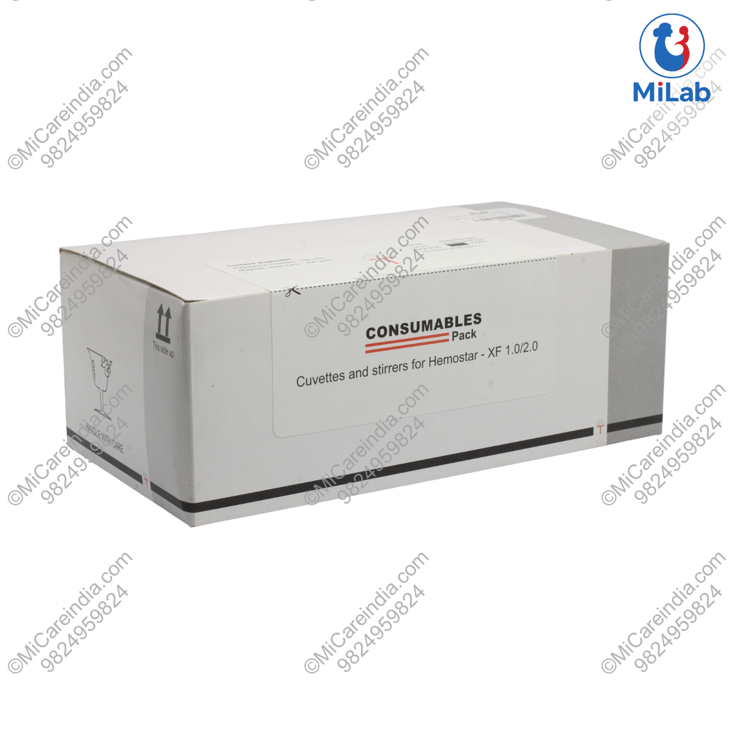 Tulip Hemostar-XF 1.0/2.0 Cuvette & Stirrer (100 Pcs)
