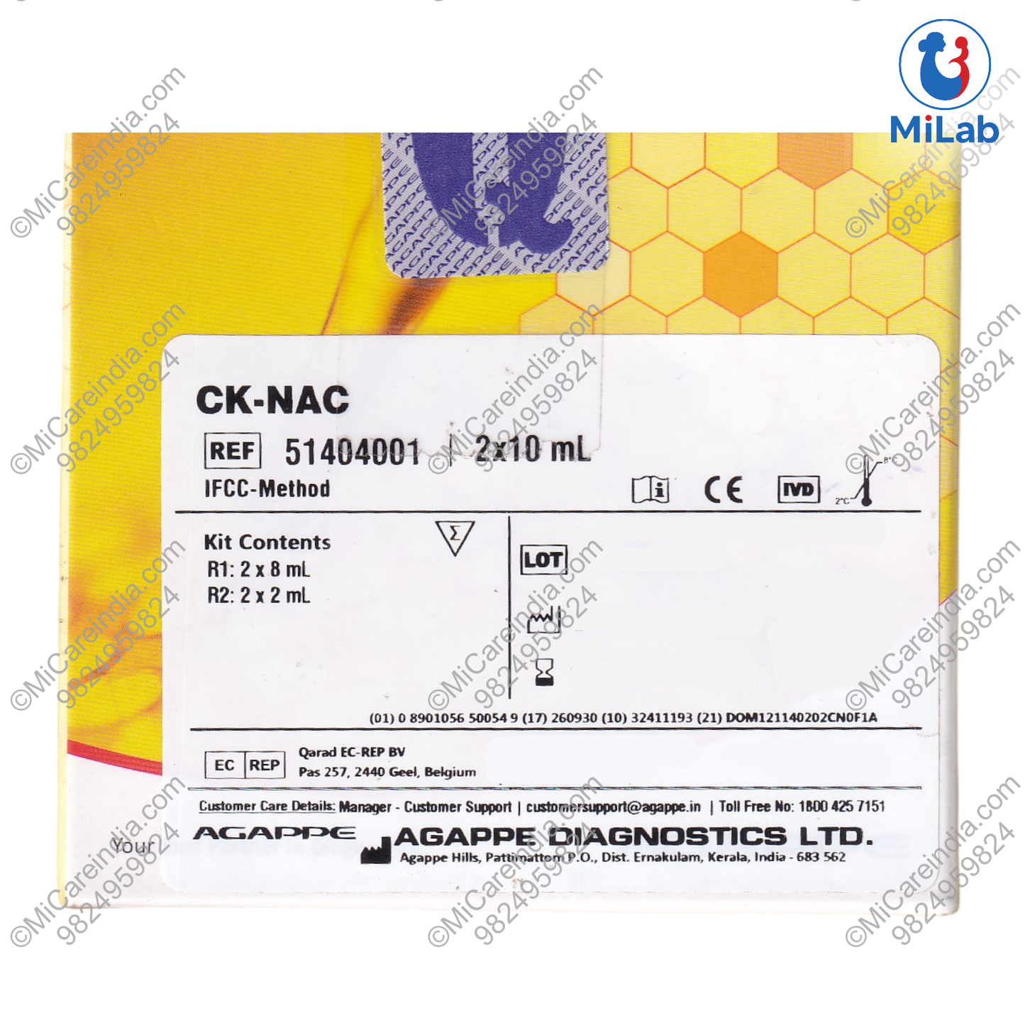 Agappe CK-NAC Kit (2x10ml)