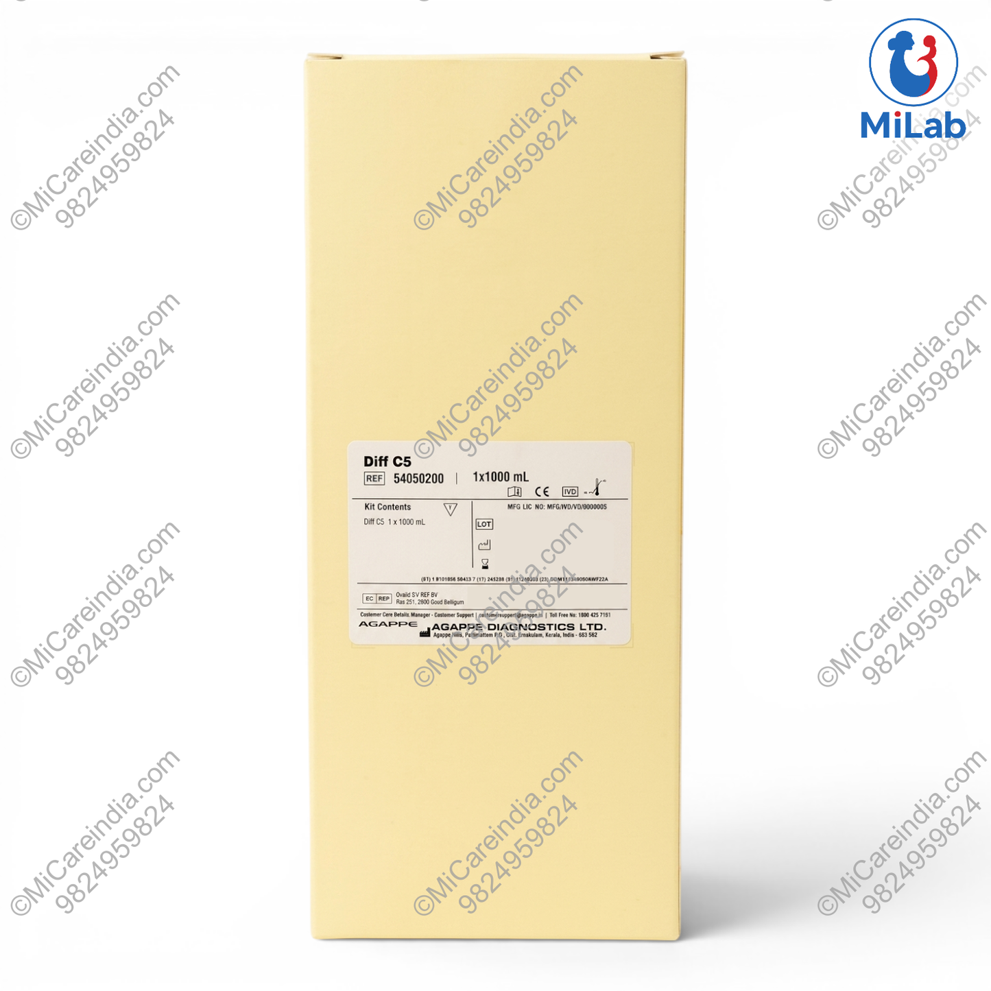 Agappe Diff C5 Count (1x1000ml)
