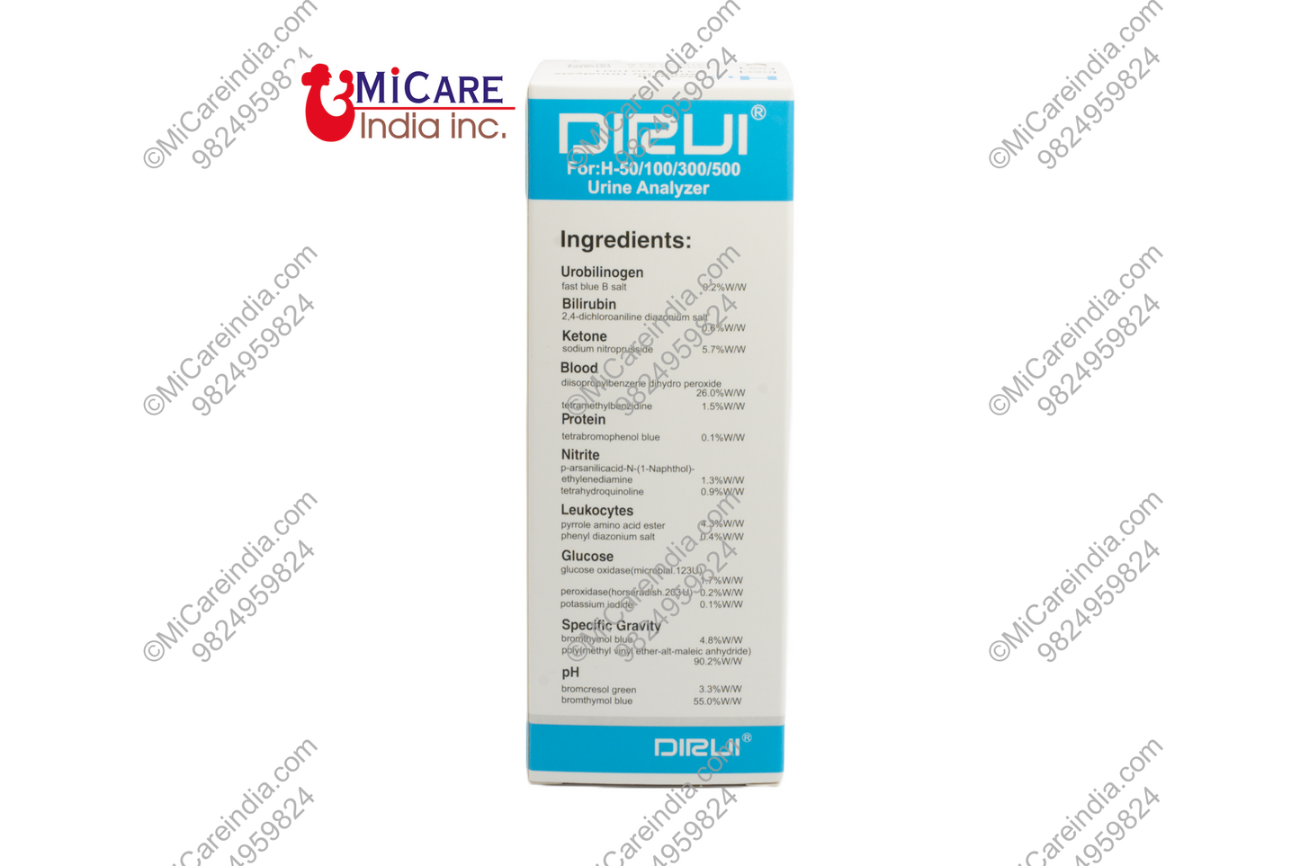 DIRUI URISTIK H10 100 STRIPS PACK