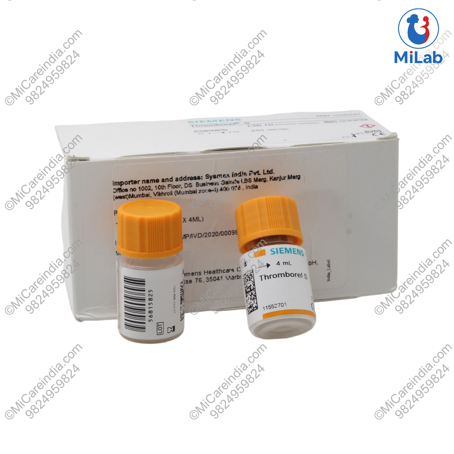 PT THROMBOREL-S 10X4ML KIT