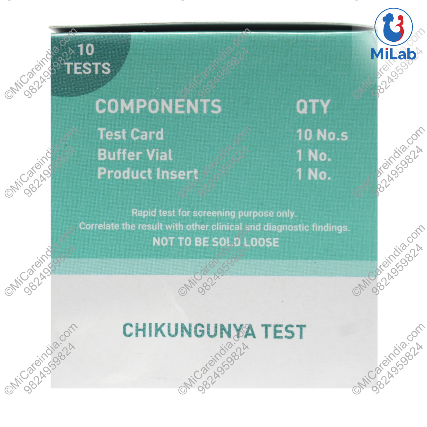 CHIKUNGUNYA (IGG+IGM) CARD 10 TEST KIT