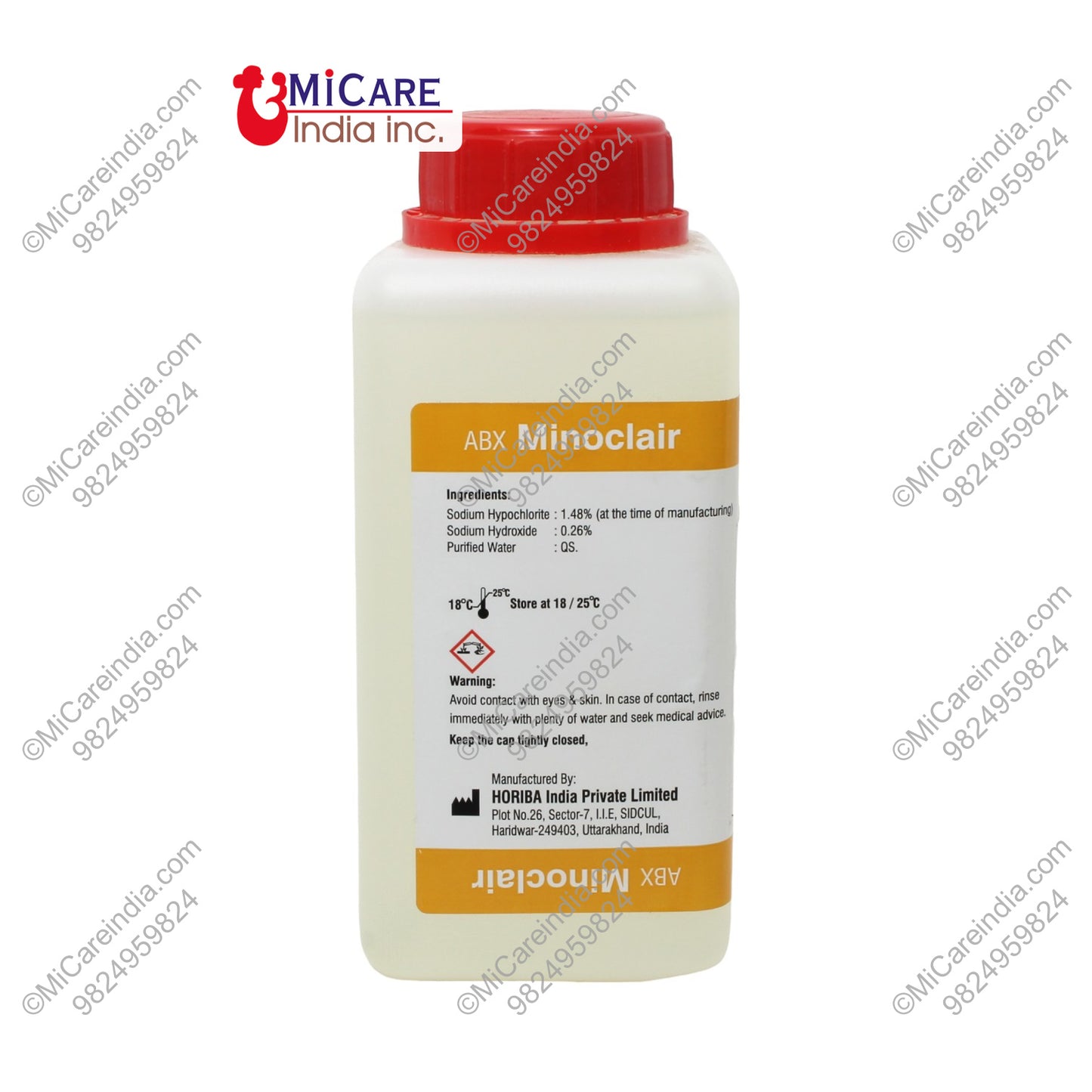 ABX MINOCLAIR 500 ML BOTTLE