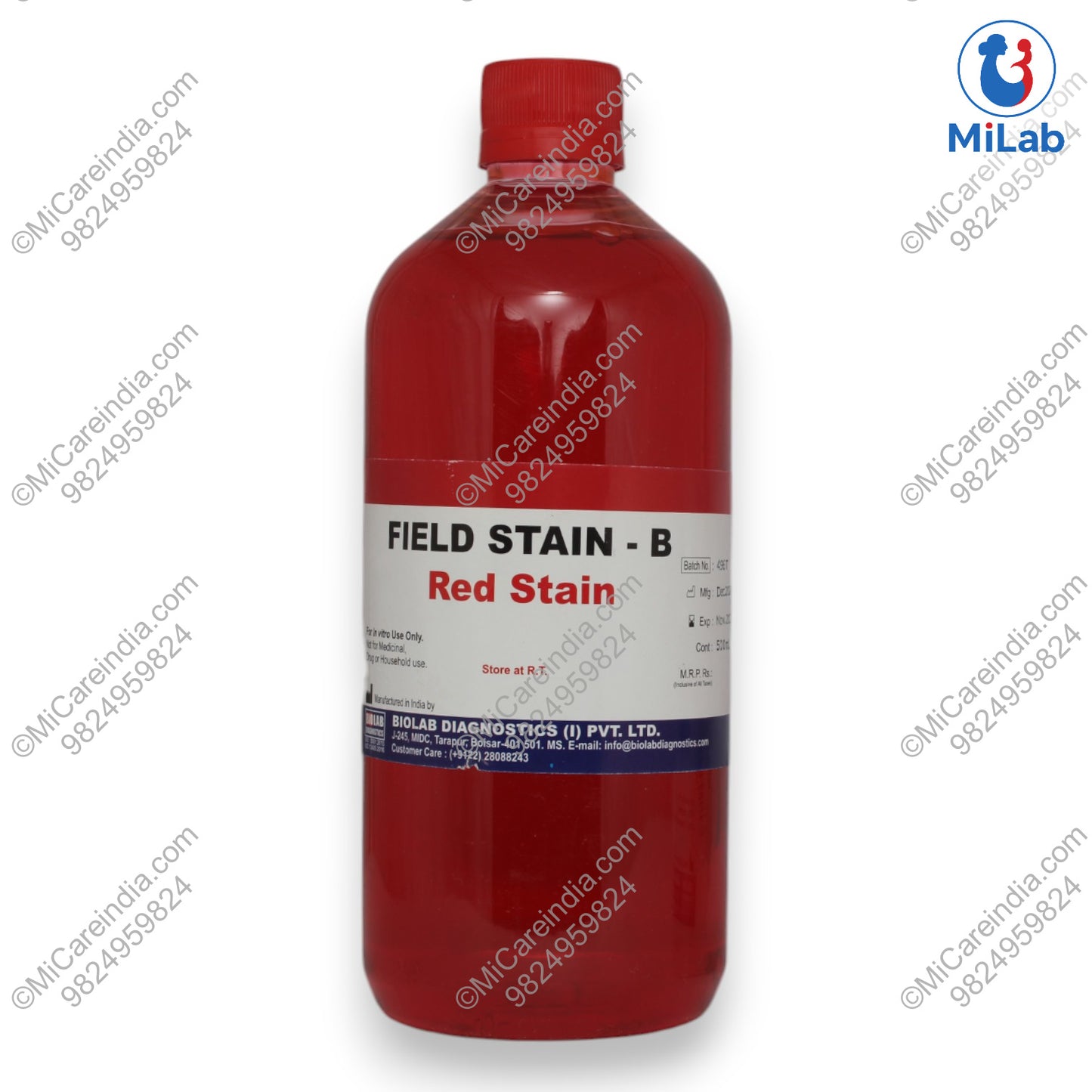 Biolab Field Stain A + B Kit