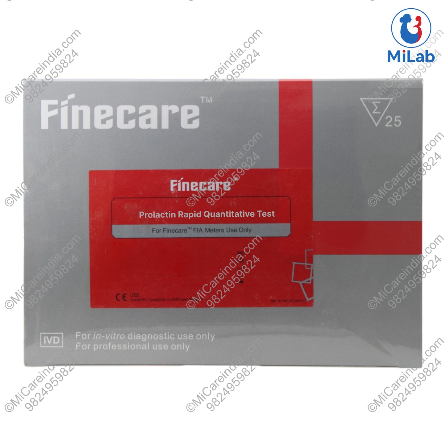 Finecare Procalcitonin (PCT) Rapid Test Kit (25 Tests)