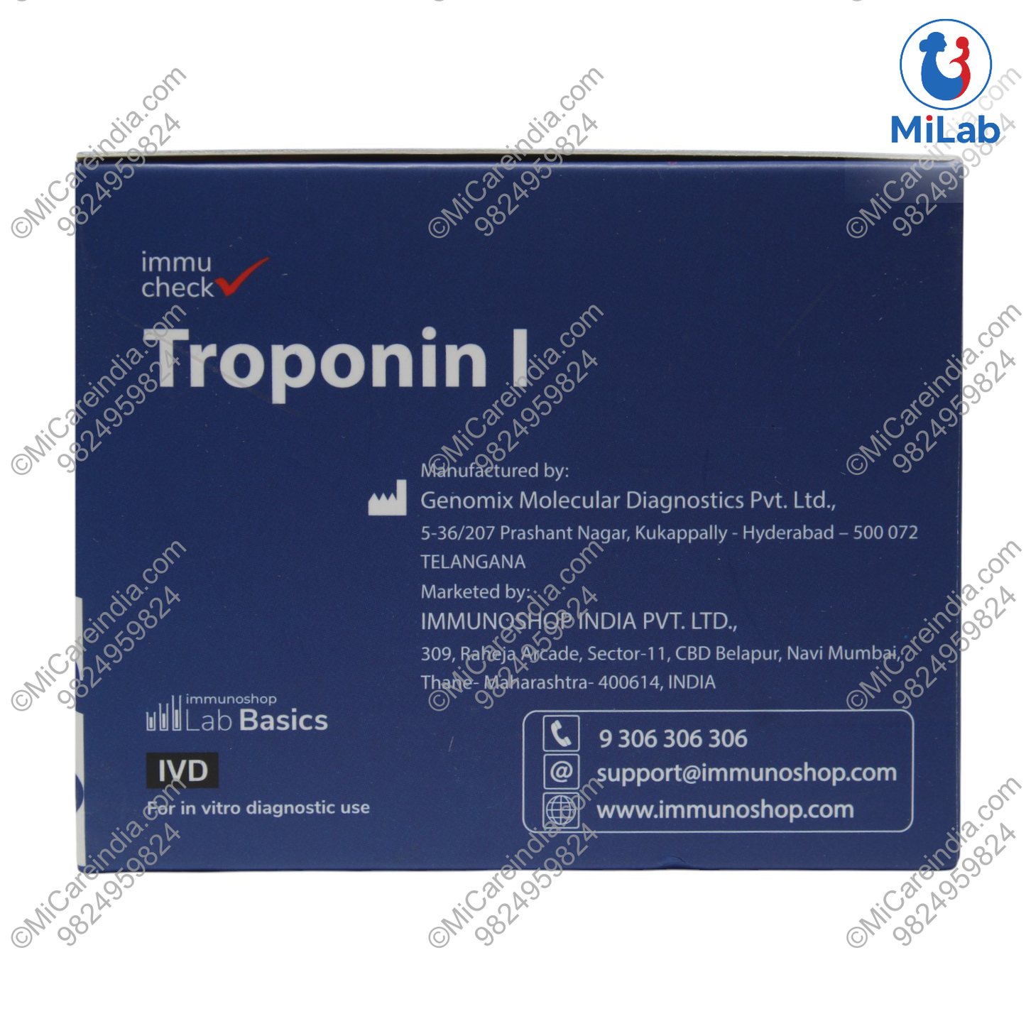 TROPONIN I CARD 20TEST KIT