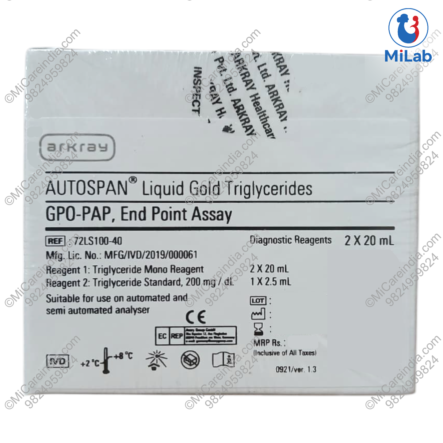 TRIGLYCERIDES 2X20ML KIT