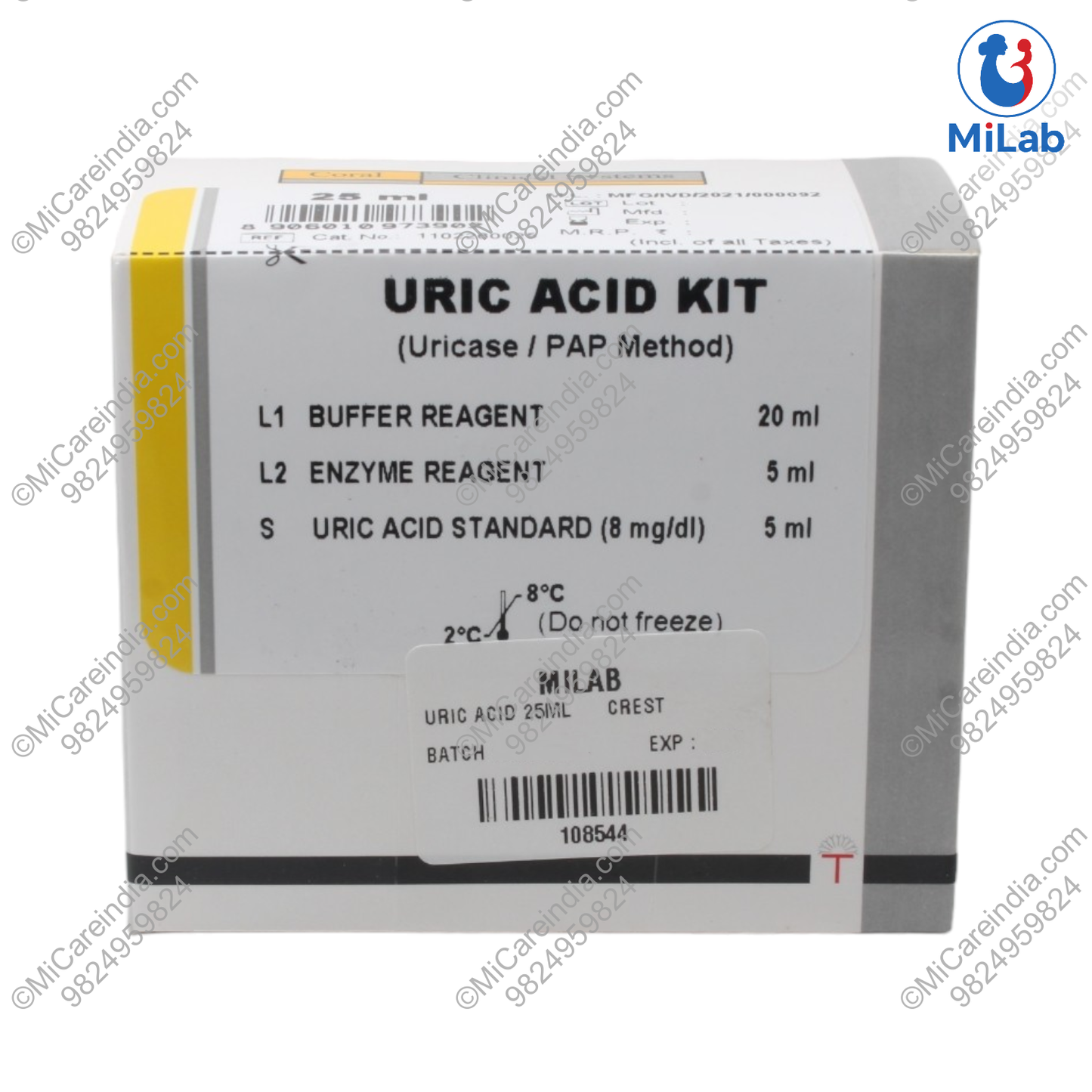 Corel Uric Acid Kit (25ml)