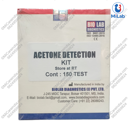 Biolab Acetone Detection Kit (150 Tests)