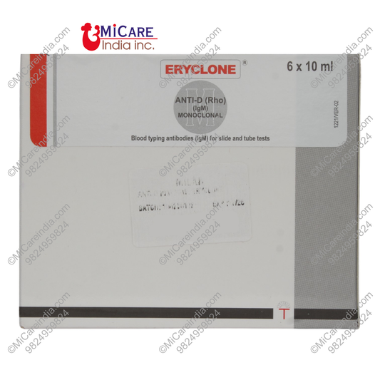ANTI D (IGM) ERYCLONE 6X10ML KIT