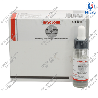 Tulip Anti D (IgM) Eryclone Kit (6x10ml)
