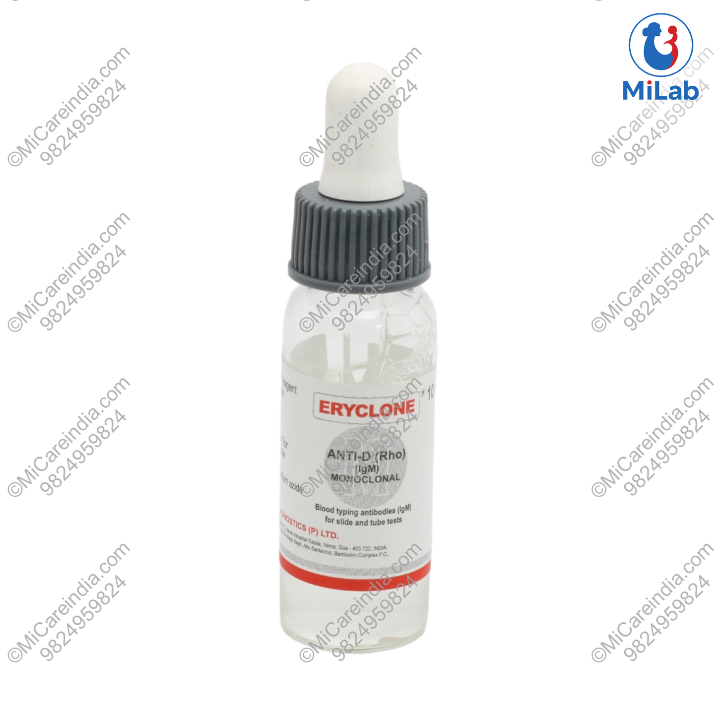 Tulip Anti D (IgM) Eryclone Kit (6x10ml)