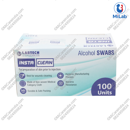 ALCOHOL SWAB 100 PC PACK