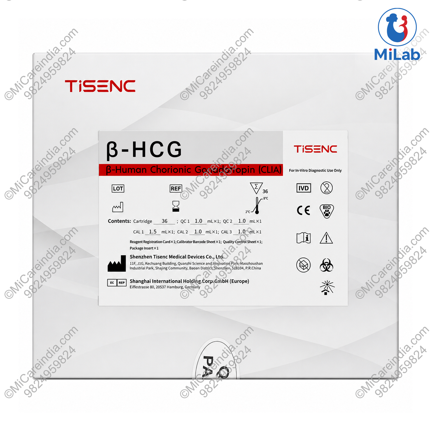 Accre 8 B-HCG Kit (36 Tests)