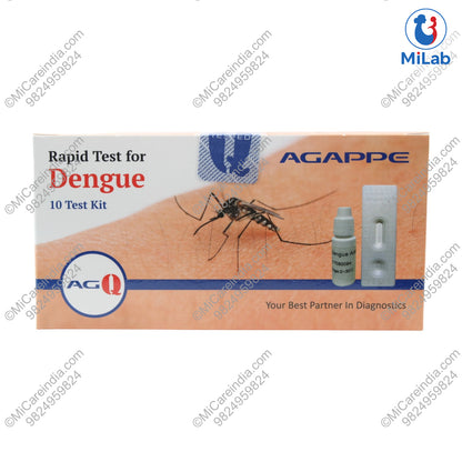 Agappe Dengue (NS1 & IgG+IgM) Kit (10 Tests)