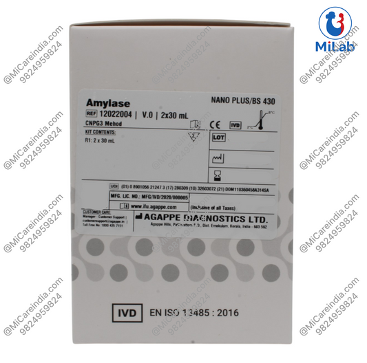 Agappe Amylase System Pack Kit (2x30ml)