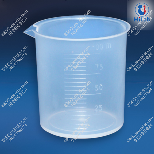 Plastic Beaker 100ml (Pack Of 12)