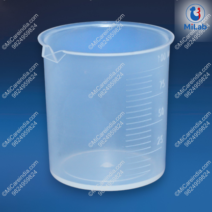Plastic Beaker 100ml (Pack Of 12)