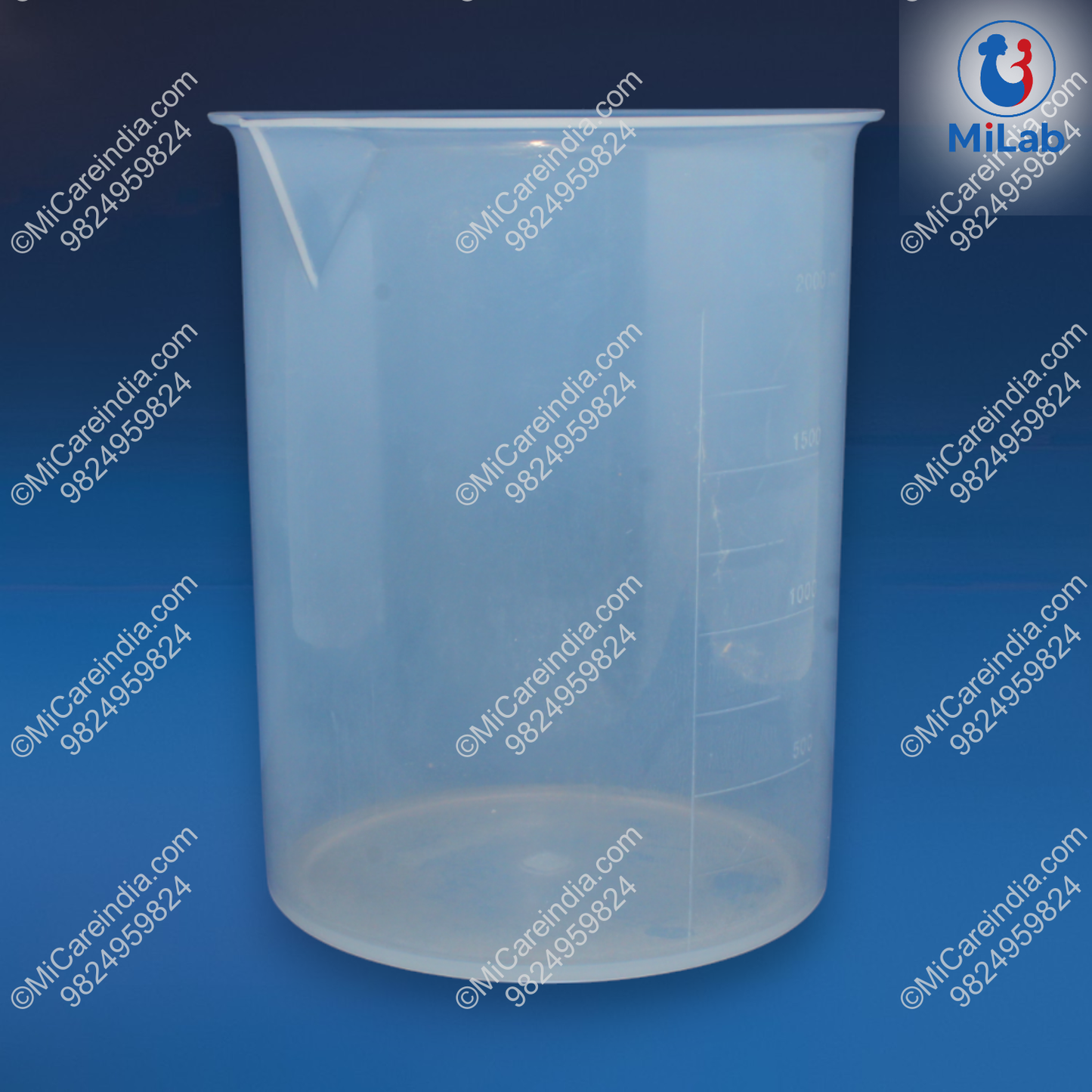 Plastic Beaker 2000ml (Pack Of 1)