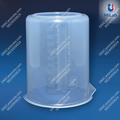 Plastic Beaker 1000ml (Pack Of 2)