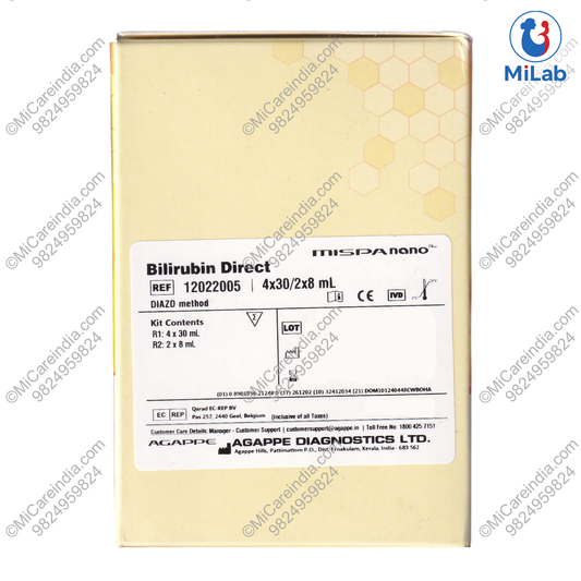 Agappe Bilirubin Direct System Pack Kit (4x30ml/2x8ml)