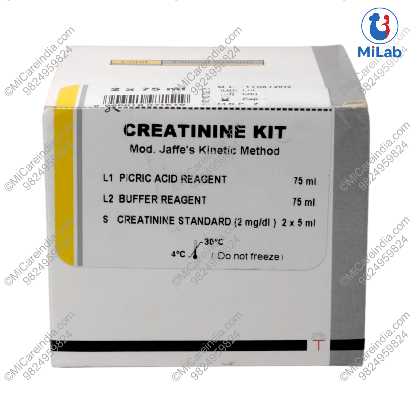 Corel Creatinine Kit (2x75ml)