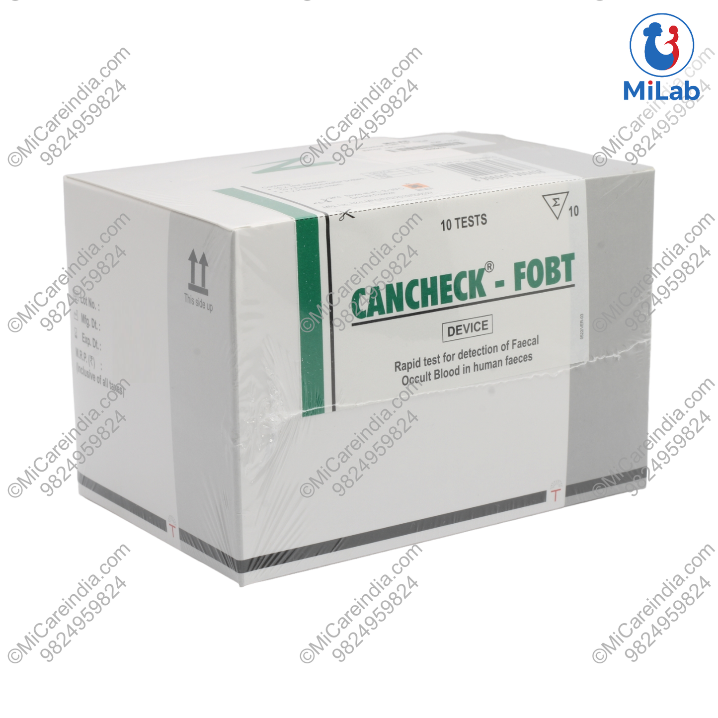 Tulip Cancheck FOBT Kit (10 Tests)