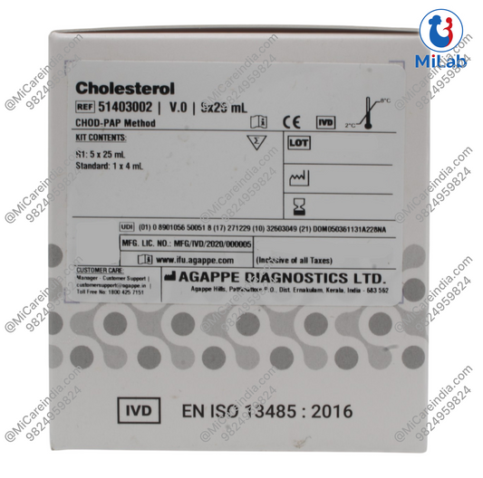 Agappe Cholesterol Kit (5x25ml)