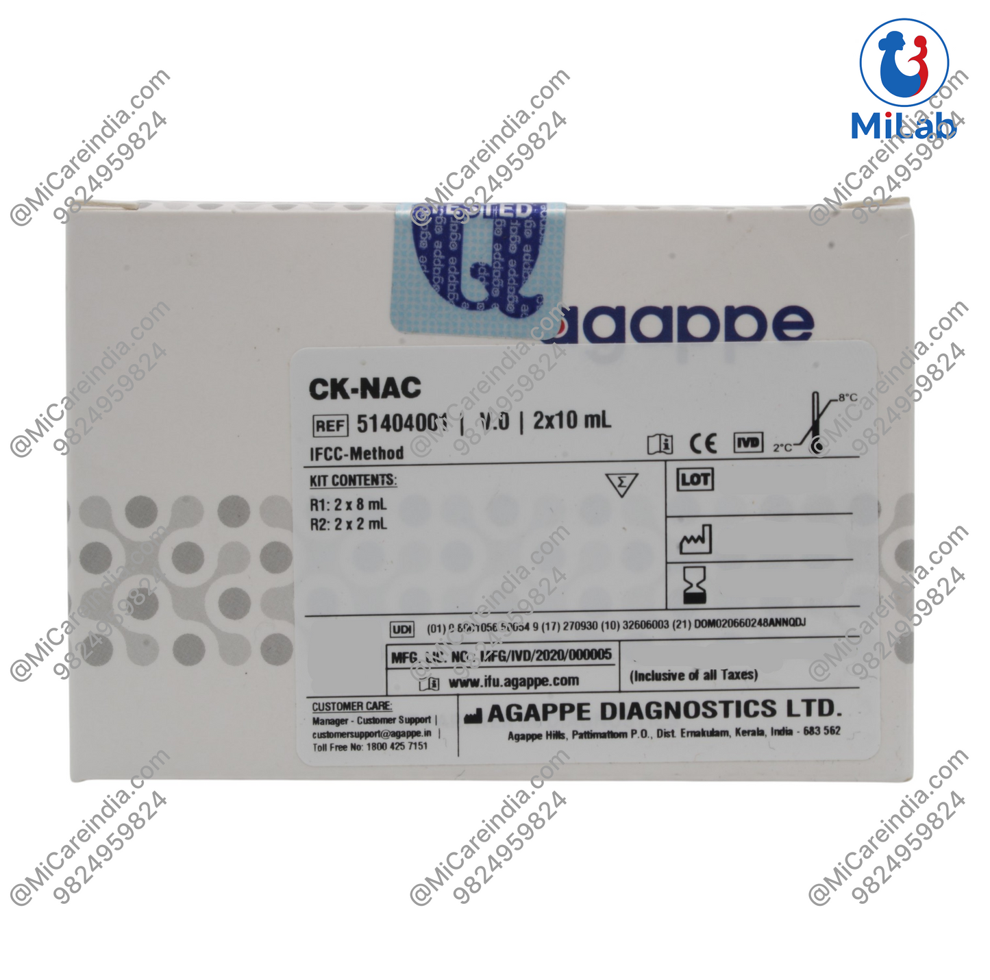 Agappe CK-NAC Kit (2x10ml)