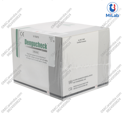 Tulip Dengue Check Combo Kit (NS1 & IgG + IgM) (10 Tests)