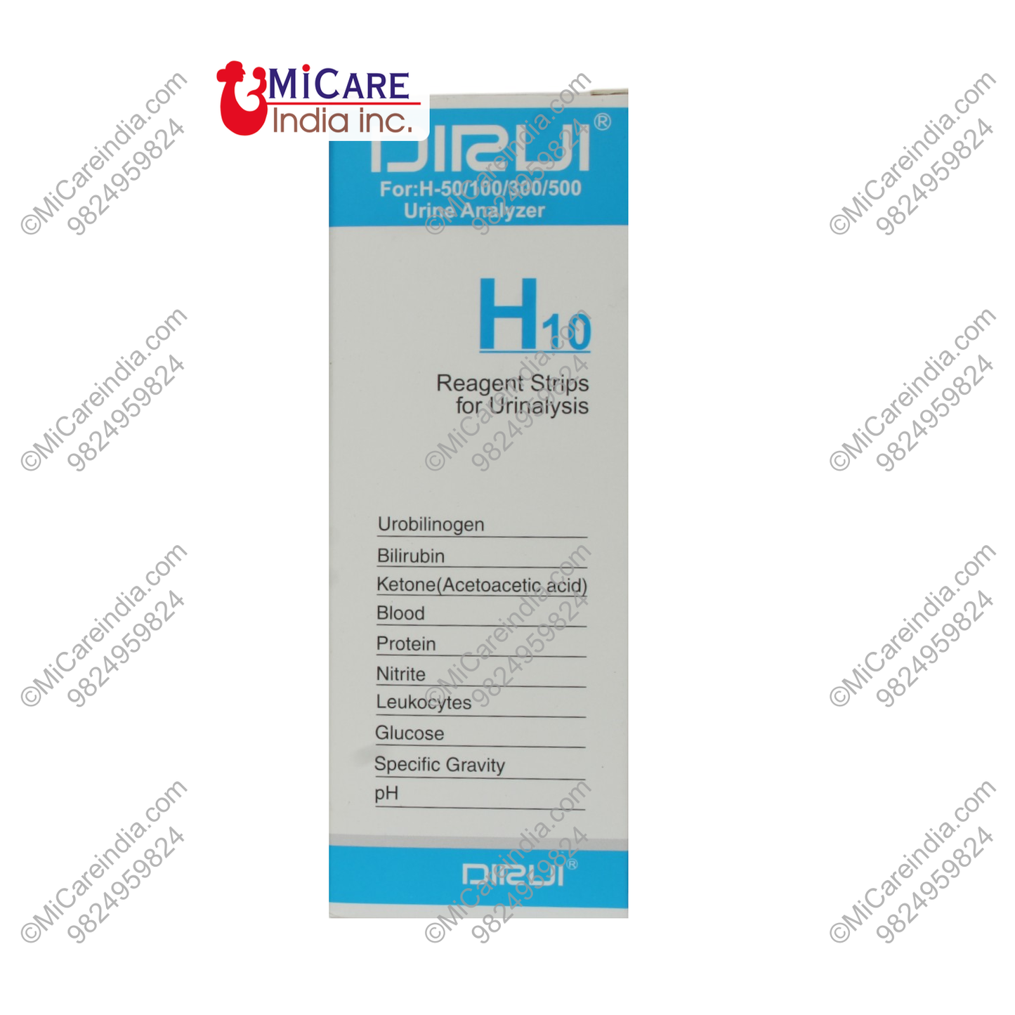 DIRUI URISTIK H10 100 STRIPS PACK