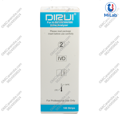 DIRUI URISTIK H10 100 STRIPS PACK