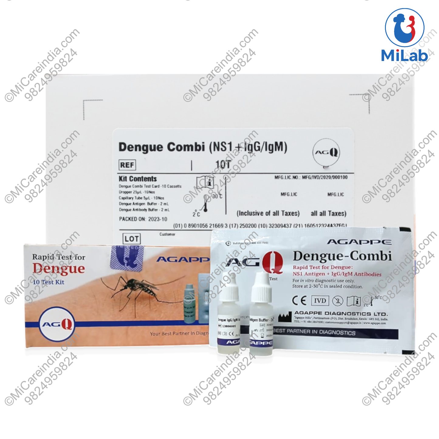 DENGUE COMBI (NS1 + IGG/IGM) 50 TEST KIT