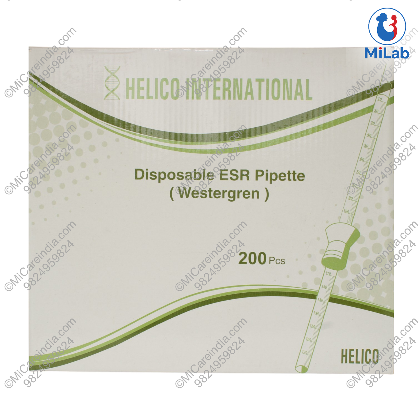 ESR PIPETTE DISPOSABLE 200 PC PACK
