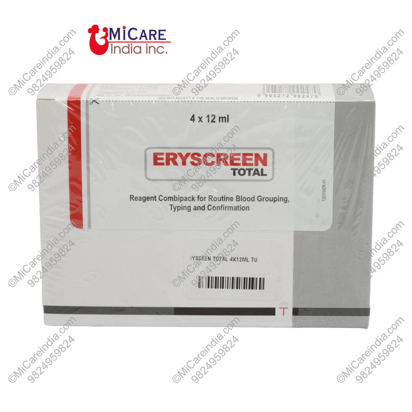 ERYSCREEN TOTAL 4X12ML KIT