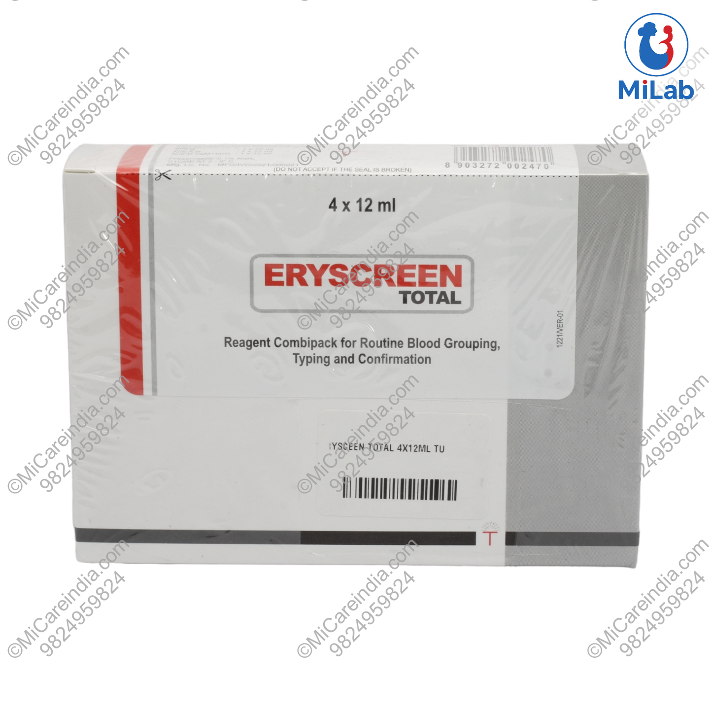Tulip Eryscreen Total Kit (4x12ml)