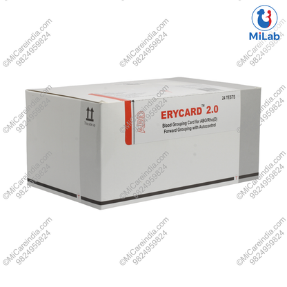 Tulip Erycard 2.0 Blood Grouping Card Kit