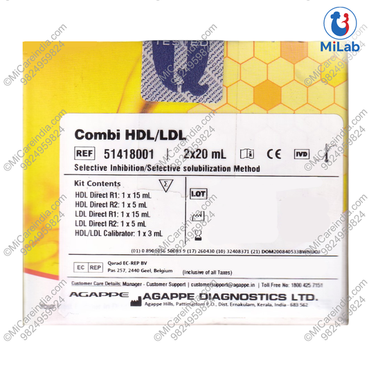 Agappe HDL/LDL Cholesterol Kit (2x20ml)