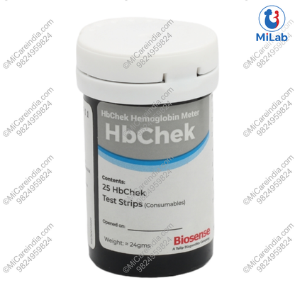 Biosense HbChek Hb Test Strips (50 Strips)