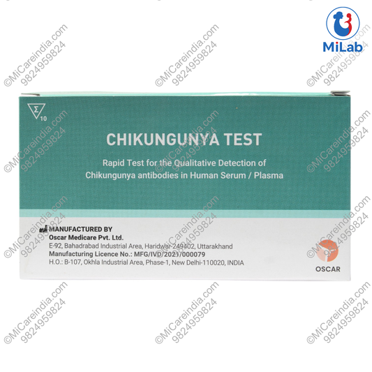 CHIKUNGUNYA (IGG+IGM) CARD 10 TEST KIT