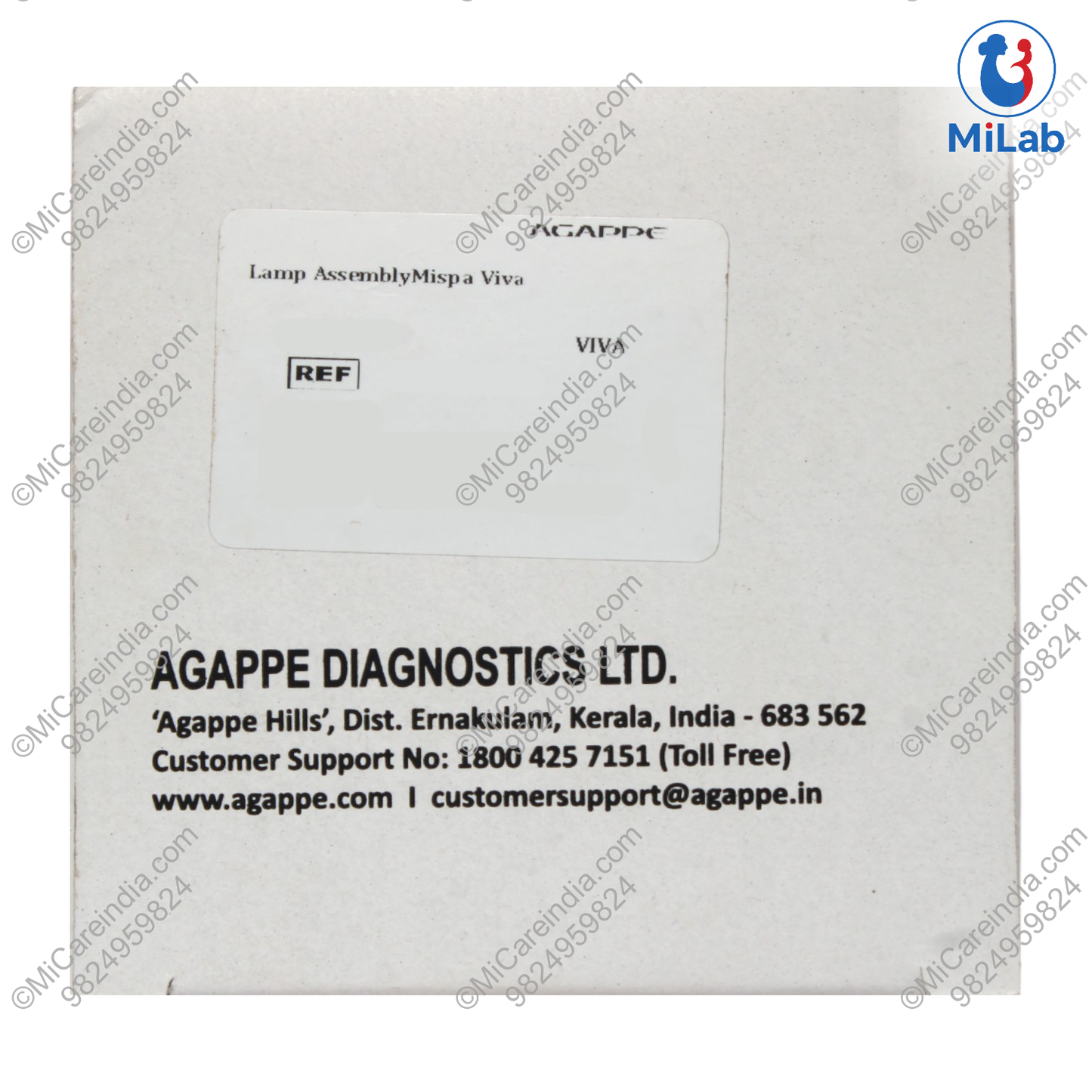 Agappe Mispa Viva Lamp Assembly