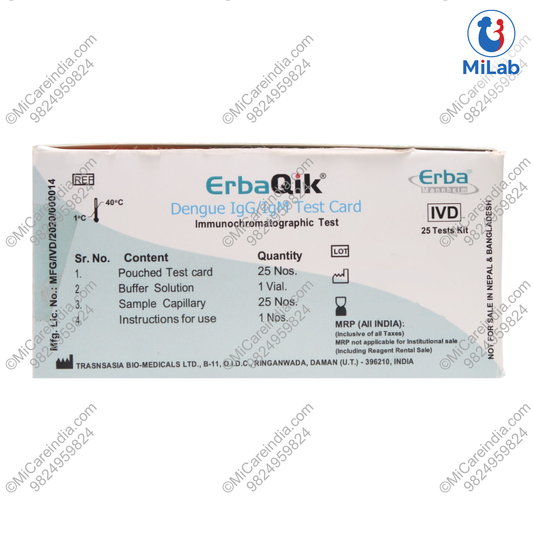 DENGUE IGG/IGM 25 TEST KIT
