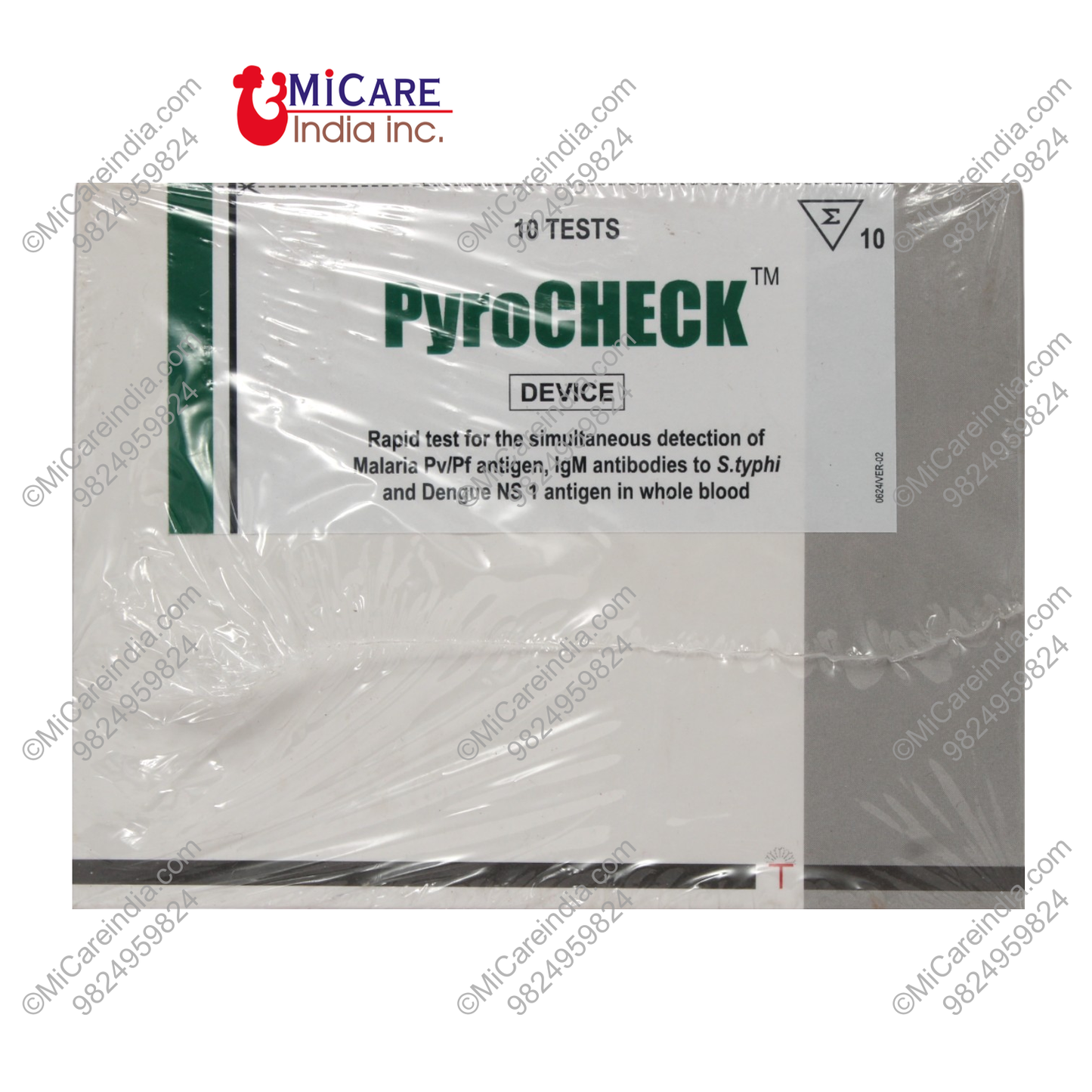 PYROCHECK DEVICE 10 TEST KIT