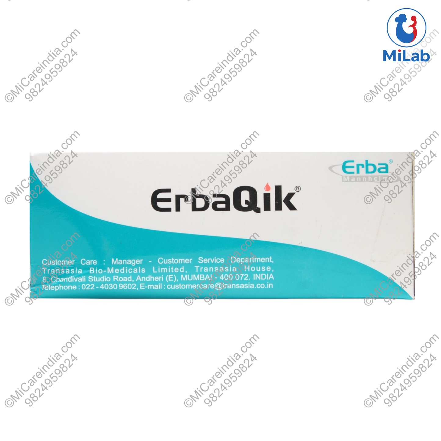 Transasia ErbaQik Dengue NS1 Ag Kit (25 Tests)